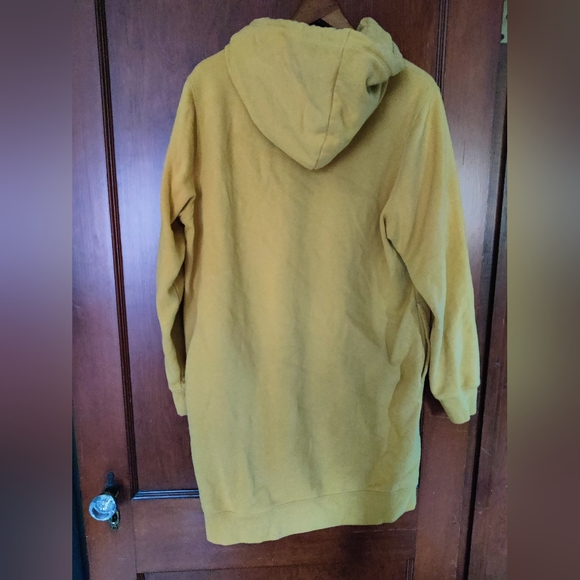 Gap Hooded Sweatshirt Dress in Honey Yellow 💛 - Picture 2 of 7